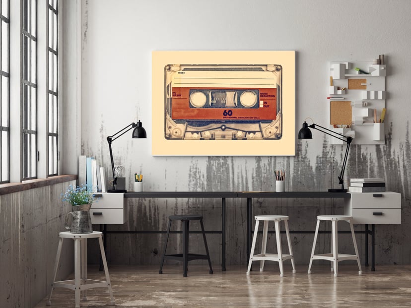 Cassette Tape Poster Print