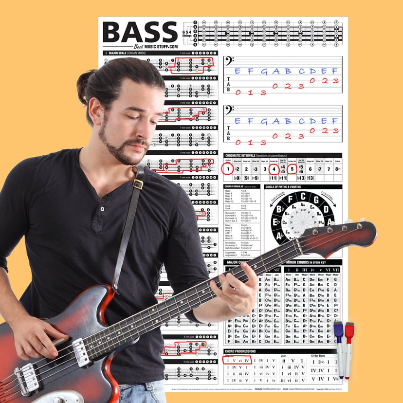 The Creative Bass Poster (Dry-Erase)