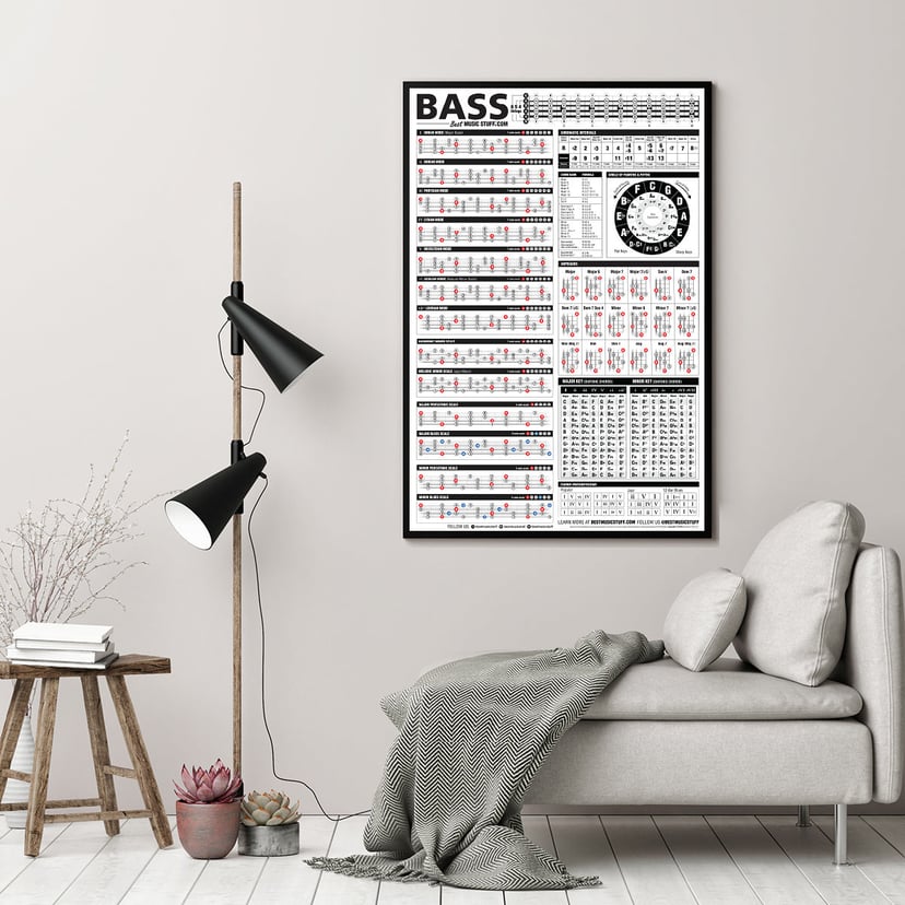 The Essential Bass Theory Reference Poster